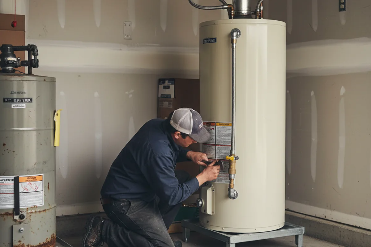 Water heater and shutoff valve replacement in Isle Of Palms